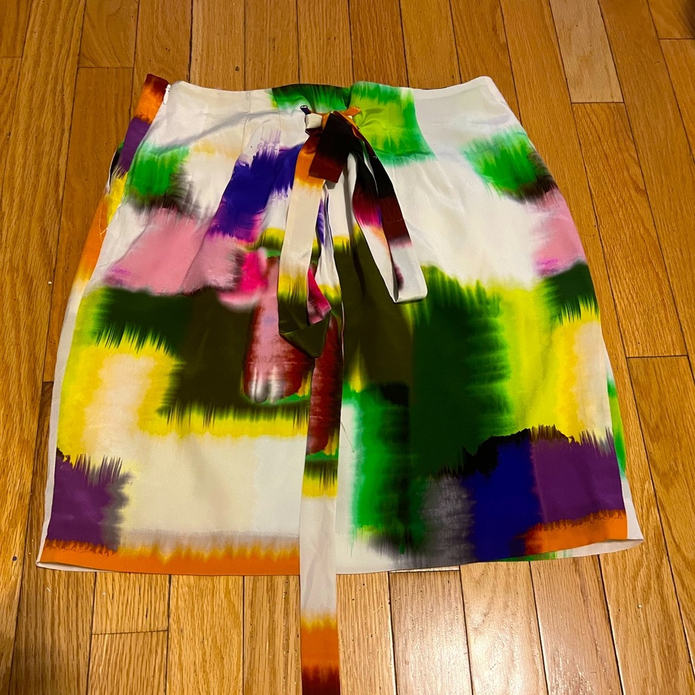 CLUNY SKIRT💖 WOMENS MINI SKIRT MULTI COLORED SIZE 6